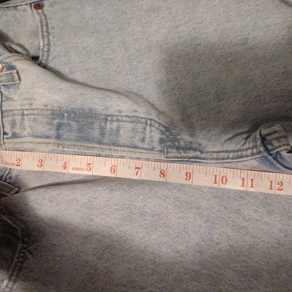 Levi's Vintage Highrise Ribcage Straight Ankle Jeans Size 28W - Picture 13 of 15